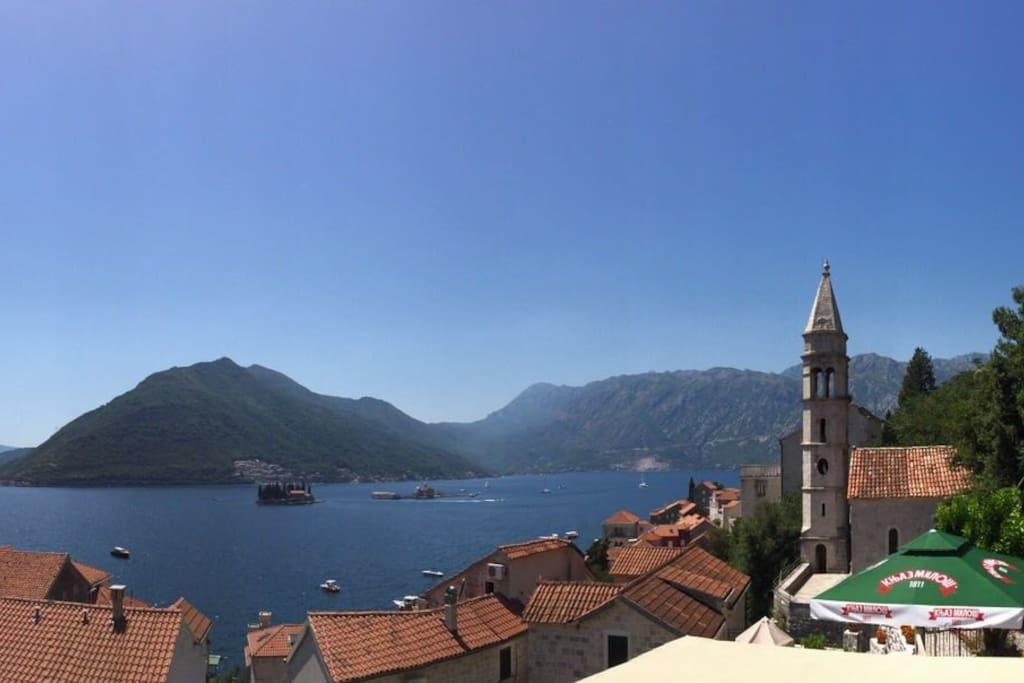 Apartmán Bella Vista Zmukic Perast Exteriér fotografie